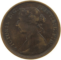 GREAT BRITAIN HALFPENNY 1886 Victoria 1837-1901 #c034 0003 - C. 1/2 Penny