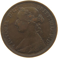 GREAT BRITAIN HALFPENNY 1886 Victoria 1837-1901 #c018 0137 - C. 1/2 Penny