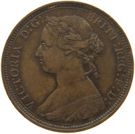 GREAT BRITAIN HALFPENNY 1886 Victoria 1837-1901 #c018 0127 - C. 1/2 Penny