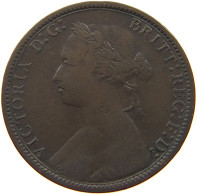 GREAT BRITAIN HALFPENNY 1876 H Victoria 1837-1901 #s050 0155 - C. 1/2 Penny