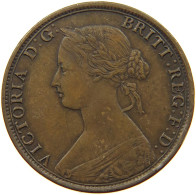 GREAT BRITAIN HALFPENNY 1863 Victoria 1837-1901 #t149 0173 - C. 1/2 Penny