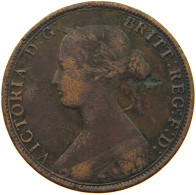 GREAT BRITAIN HALFPENNY 1863 Victoria 1837-1901 #c079 0111 - C. 1/2 Penny