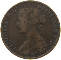GREAT BRITAIN HALFPENNY 1862 Victoria 1837-1901 #a009 0197 - C. 1/2 Penny