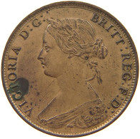 GREAT BRITAIN HALFPENNY 1861 Victoria 1837-1901 #t085 0051 - C. 1/2 Penny