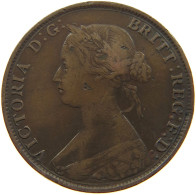 GREAT BRITAIN HALFPENNY 1861 Victoria 1837-1901 #a066 0277 - C. 1/2 Penny