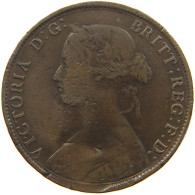 GREAT BRITAIN HALFPENNY 1861 Victoria 1837-1901 #a066 0271 - C. 1/2 Penny