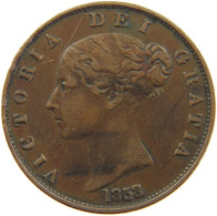 GREAT BRITAIN HALFPENNY 1858 Victoria 1837-1901 #c060 0271 - C. 1/2 Penny