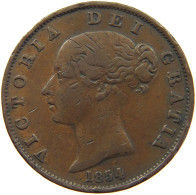 GREAT BRITAIN HALFPENNY 1854 Victoria 1837-1901 #s021 0339 - C. 1/2 Penny