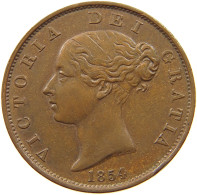 GREAT BRITAIN HALFPENNY 1854 Victoria 1837-1901 #t100 0335 - C. 1/2 Penny