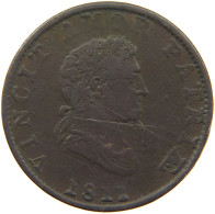 GREAT BRITAIN HALFPENNY 1811 GEORGE III. 1760-1820 Walthamstow ESSEX #t158 0013 - B. 1/2 Penny