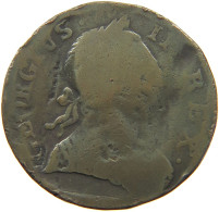 GREAT BRITAIN HALFPENNY 1772 GEORGE III. 1760-1820 EVASION #a031 0325 - B. 1/2 Penny