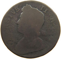 GREAT BRITAIN HALFPENNY 1739 George II. 1727-1760. #c079 0587 - B. 1/2 Penny