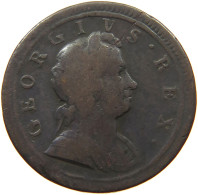 GREAT BRITAIN HALFPENNY 1724 George I. (1714-1727) #t149 0129 - B. 1/2 Penny