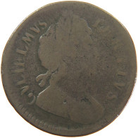 GREAT BRITAIN HALFPENNY 1/2 PENNY 1698; WILLIAM III. (1694-1702) #t021 0097 - B. 1/2 Penny