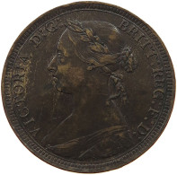 GREAT BRITAIN HALF PENNY 1890 Victoria 1837-1901 #t067 0277 - C. 1/2 Penny