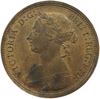 GREAT BRITAIN HALF PENNY 1890 Victoria 1837-1901 #t058 0521 - C. 1/2 Penny