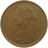 GREAT BRITAIN HALF PENNY 1887 Victoria 1837-1901 #t110 0037 - C. 1/2 Penny