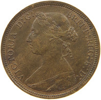 GREAT BRITAIN HALF PENNY 1887 Victoria 1837-1901 #t110 0035 - C. 1/2 Penny