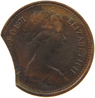 GREAT BRITAIN HALFPENNY 1971 Elisabeth II. (1952-) MINTING ERROR #t073 0227 - C. 1/2 Penny