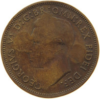 GREAT BRITAIN HALFPENNY 1949 George VI. (1936-1952) COUNTERMARKED M #a011 0345 - C. 1/2 Penny