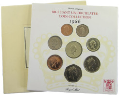 GREAT BRITAIN SET 1986 Elizabeth II. (1952-2022) #bs14 0023 - Mint Sets & Proof Sets