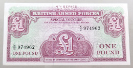 GREAT BRITAIN POUND  BRITISH ARMED FORCES #alb049 0179 - Fuerzas Armadas Británicas & Recibos Especiales