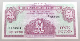 GREAT BRITAIN POUND  BRITISH ARMED FORCES #alb049 0173 - Fuerzas Armadas Británicas & Recibos Especiales