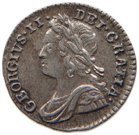 GREAT BRITAIN PENNY MAUNDY 1743 George II. 1727-1760. #t011 0381 - C. 1 Penny