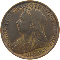 GREAT BRITAIN PENNY 1900 Victoria 1837-1901 #t156 0545 - D. 1 Penny