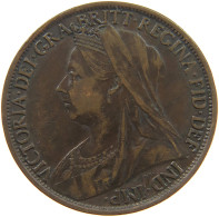 GREAT BRITAIN PENNY 1899 Victoria 1837-1901 #a041 0273 - D. 1 Penny