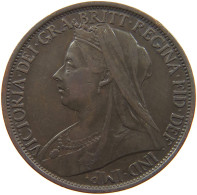 GREAT BRITAIN PENNY 1896 Victoria 1837-1901 #a065 0505 - D. 1 Penny