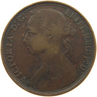 GREAT BRITAIN PENNY 1892 Victoria 1837-1901 #c060 0127 - D. 1 Penny
