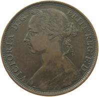 GREAT BRITAIN PENNY 1891 Victoria 1837-1901 #t100 0317 - D. 1 Penny