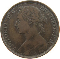 GREAT BRITAIN PENNY 1892 Victoria 1837-1901 #c021 0177 - D. 1 Penny