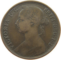 GREAT BRITAIN PENNY 1891 Victoria 1837-1901 #s076 0583 - D. 1 Penny