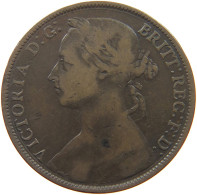 GREAT BRITAIN PENNY 1884 Victoria 1837-1901 #a065 0515 - D. 1 Penny