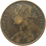 GREAT BRITAIN PENNY 1881 H Victoria 1837-1901 #s076 0579 - D. 1 Penny