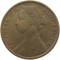 GREAT BRITAIN PENNY 1875 Victoria 1837-1901 #t073 0259 - D. 1 Penny