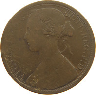 GREAT BRITAIN PENNY 1862 Victoria 1837-1901 #c021 0189 - D. 1 Penny