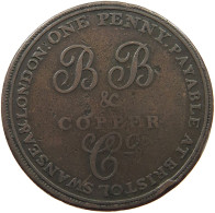 GREAT BRITAIN PENNY 1811 GEORGE III. 1760-1820 BRISTOL #a009 0335 - C. 1 Penny