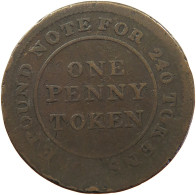 GREAT BRITAIN PENNY 1813 GEORGE III. 1760-1820 FLINT LEAD WORKS #s017 0239 - C. 1 Penny