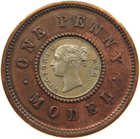 GREAT BRITAIN MODEL PENNY  Victoria 1837-1901 #t143 0441 - Autres & Non Classés