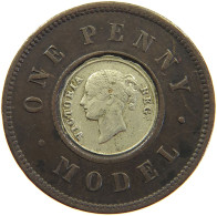 GREAT BRITAIN MODEL PENNY  Victoria 1837-1901 #c067 0563 - Autres & Non Classés