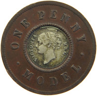 GREAT BRITAIN MODEL PENNY  Victoria 1837-1901 #c067 0573 - Autres & Non Classés