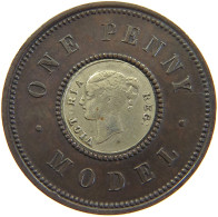 GREAT BRITAIN MODEL PENNY  Victoria 1837-1901 #c067 0555 - Autres & Non Classés