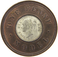 GREAT BRITAIN MODEL PENNY  Victoria 1837-1901 #c067 0543 - Autres & Non Classés