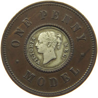 GREAT BRITAIN MODEL PENNY  Victoria 1837-1901 #c067 0021 - Autres & Non Classés