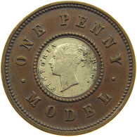 GREAT BRITAIN MODEL PENNY  Victoria 1837-1901 #c067 0013 - Autres & Non Classés