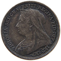 GREAT BRITAIN THREEPENCE 1901 Victoria 1837-1901 #t078 0415 - F. 3 Pence