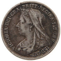 GREAT BRITAIN THREEPENCE 1898 Victoria 1837-1901 #s013 0227 - F. 3 Pence